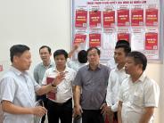 Đồng chí Hoàng Phú Hiền, Phó Chủ tịch UBND tỉnh kiểm tra vận hành mô hình chính quyền địa phương 2 cấp tại các xã